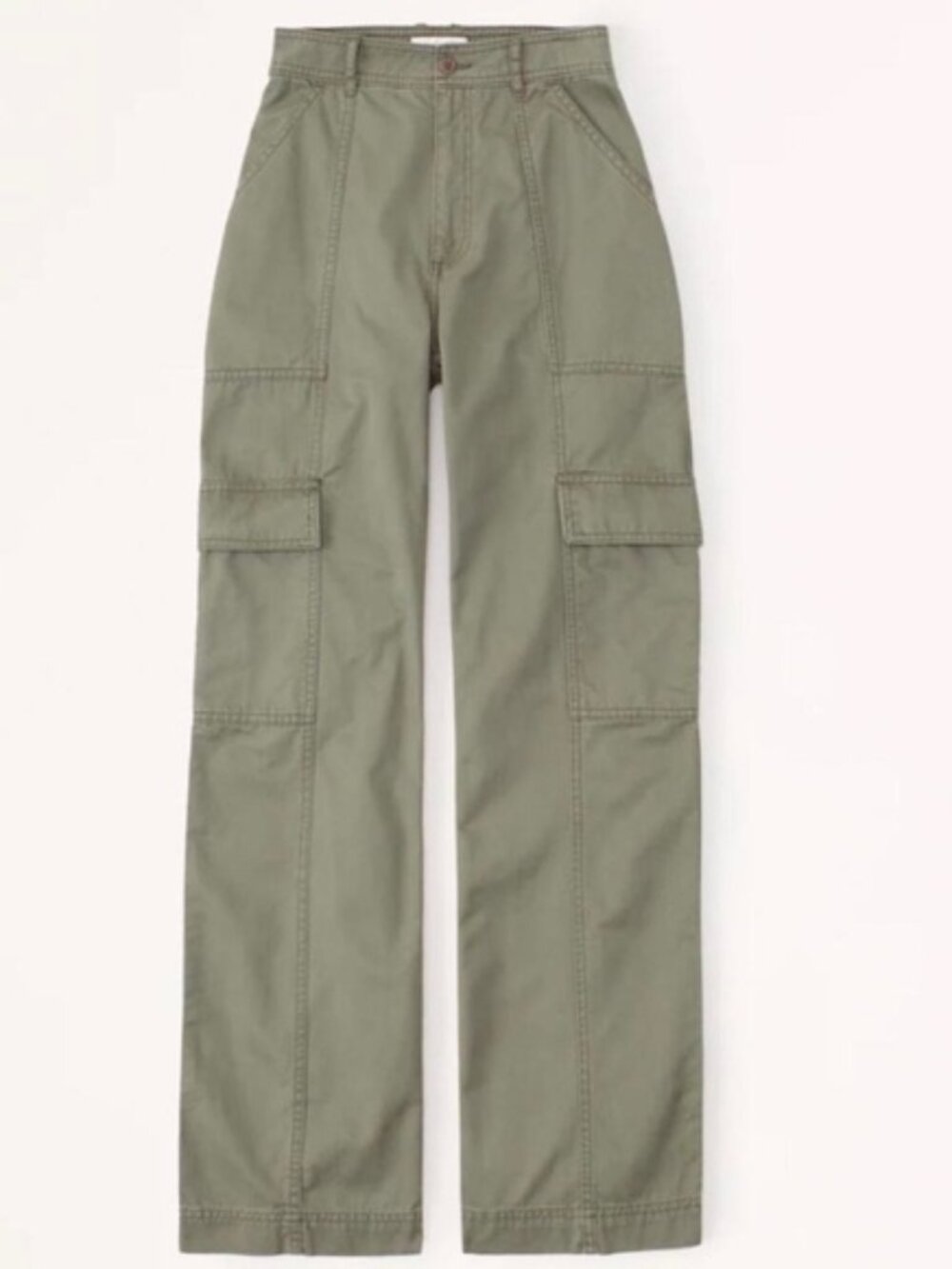 Abercrombie & Fitch green relaxed Cargo Pants